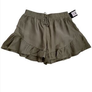 Art Class Girls Olive Green Riffled Shorts NWT Size XL